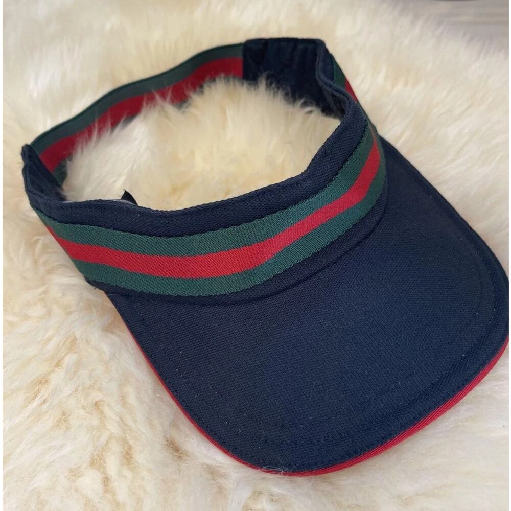 Gucci GG canvas visor with Web stripe NWT - image 1